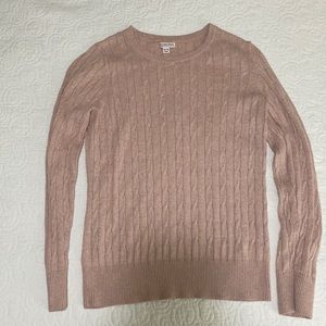 Merona blush pink size xl crew neck sweater